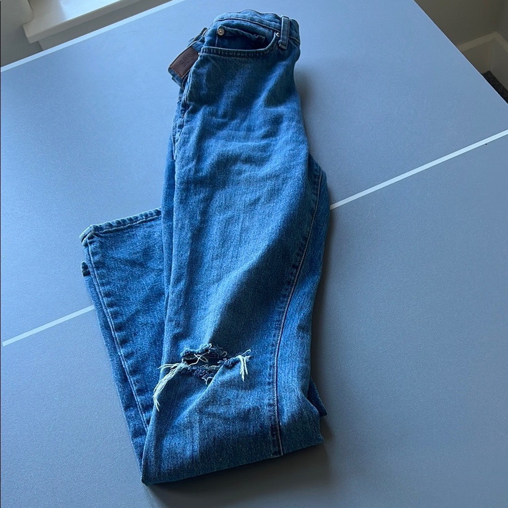 BDG Blue Distressed Jeans - Picture 3 of 6